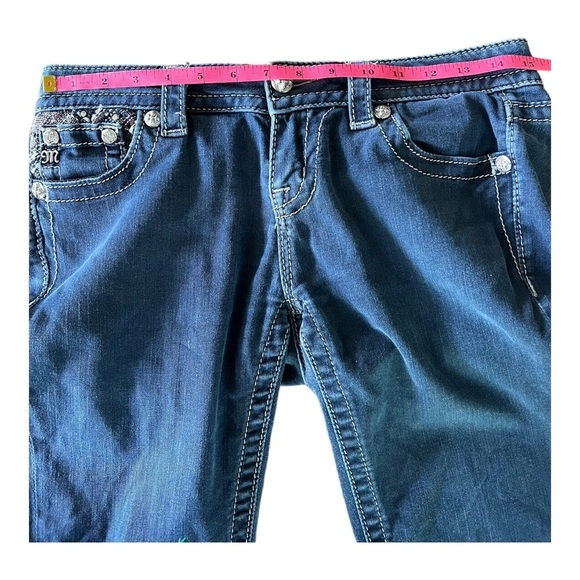Miss Me Midrise Easy Skinny size 26, embellished jeans - Picture 8 of 9